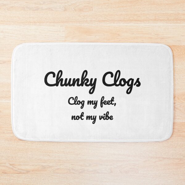 Item preview, Chunky Clogs Clog My Feet Not My Vibe Funny Clog Pun T-Shirt designed and sold by low battery meme design.