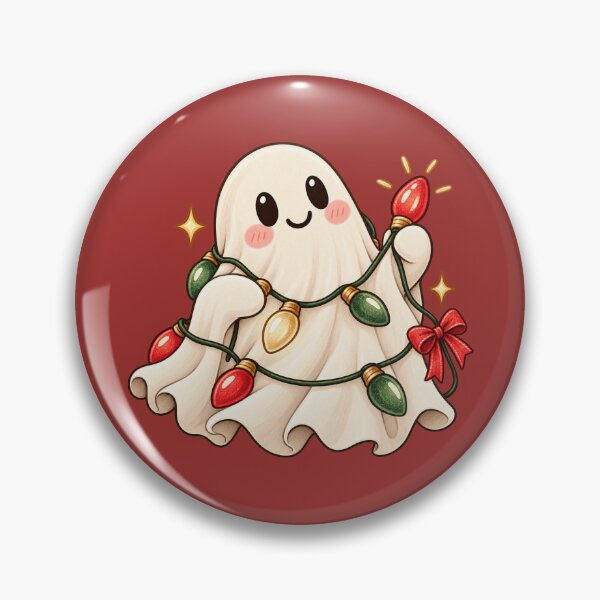 Artikelvorschau, Niedlicher Weihnachtsgeist mit Lichtern – Gruseliges Weihnachtsgeschenk für Geisterfans entworfen und verkauft von 1DreamerShop.