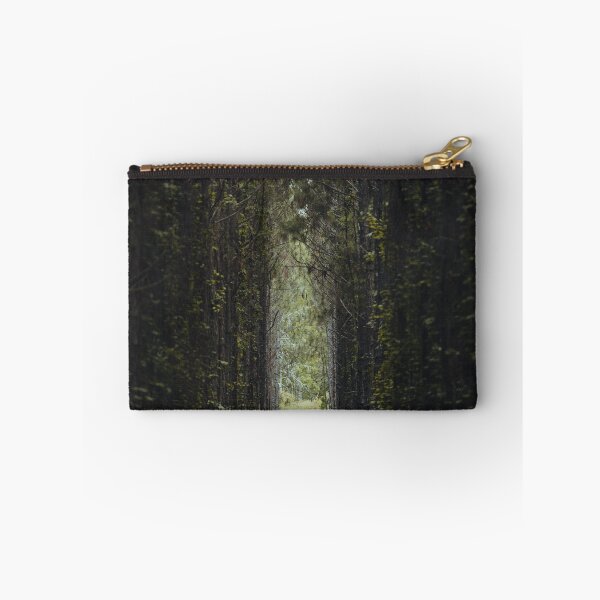 Item preview, Narrow Pathway Through Dense Pine Tree Forest designed and sold by Francisera.
