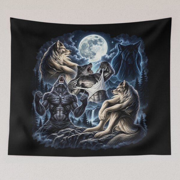 Item preview, Alpha Wolf Vintage, Retro Meme designed and sold by kyvua-artist.