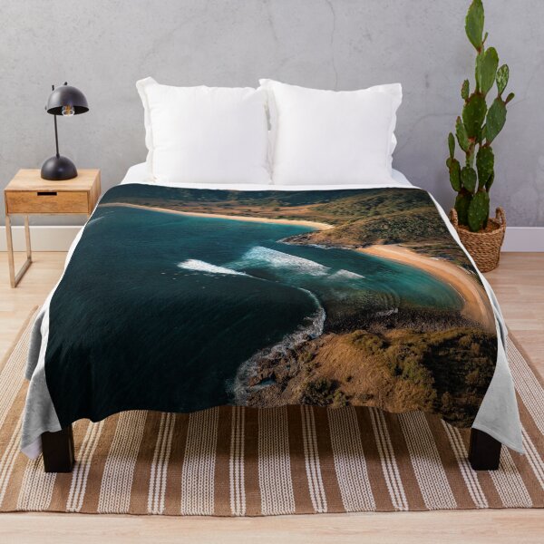 Item preview, Aerial View Of Coastal Bay With Turquoise Water And Sandy Beach designed and sold by Francisera.