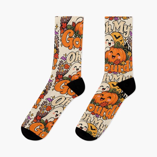 Item preview, ¡Oh, mi calabaza! – Divertida calabaza retro de Halloween designed and sold by NViora.