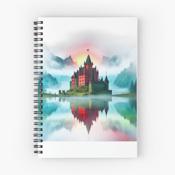 Item preview, Castillo en el lago designed and sold by Pixicato.