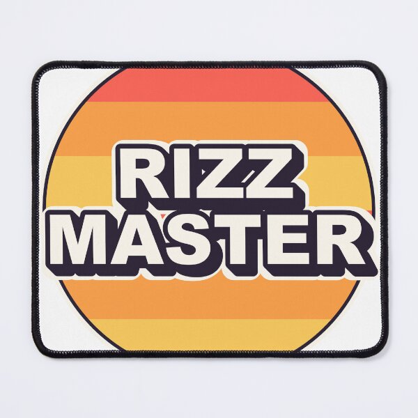 Artikelvorschau, Rizz Master Retro Meme Shirt Aufkleber entworfen und verkauft von Alphakenon.