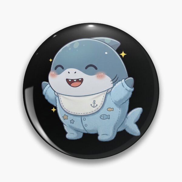 Item preview, Cute Baby Shark designed and sold by Nature's Chibis.
