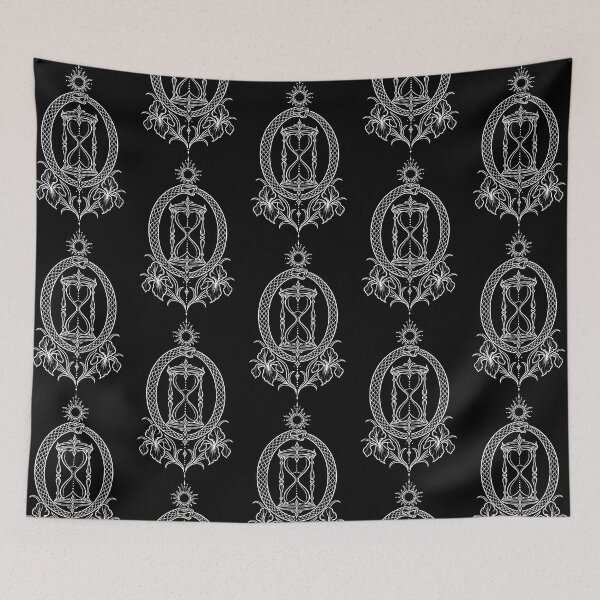 Item preview, Endless Return — Ouroboros and Hourglass Tattoo Art designed and sold by Tattee.