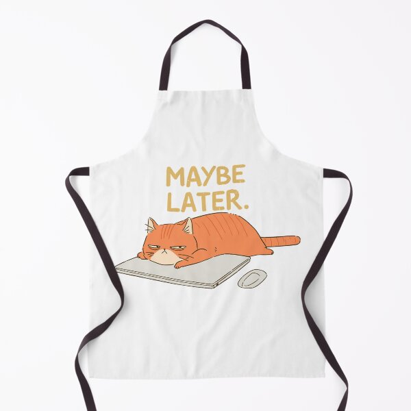 Item preview, Maybe Later Office Cat designed and sold by 123Long.