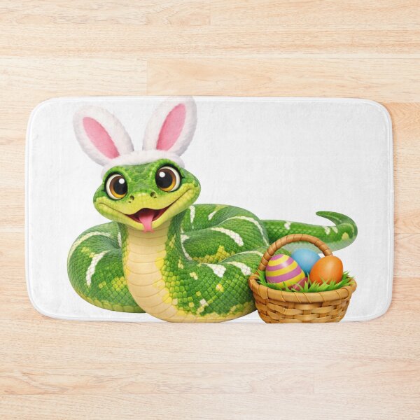 Item preview, Cheerful Emerald Tree Boa Easter designed and sold by Sillytoe.