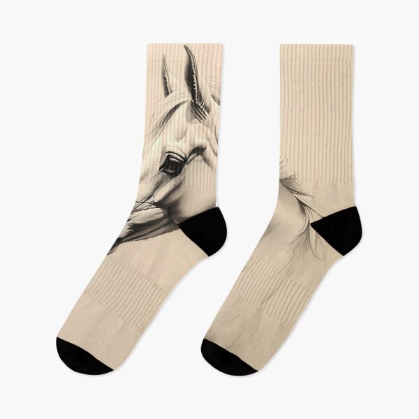 Item preview, Elegant Horse Portrait - Classic Equine Sketch Art designed and sold by Marip1974.