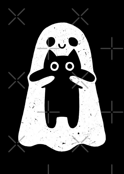 Item preview, Ghost Holding Cat designed and sold by Nikita Abakumov.