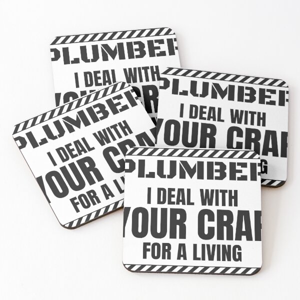 Item preview, Funny Plumber - I Deal With Your Crap For A Living designed and sold by BigMachineprint.