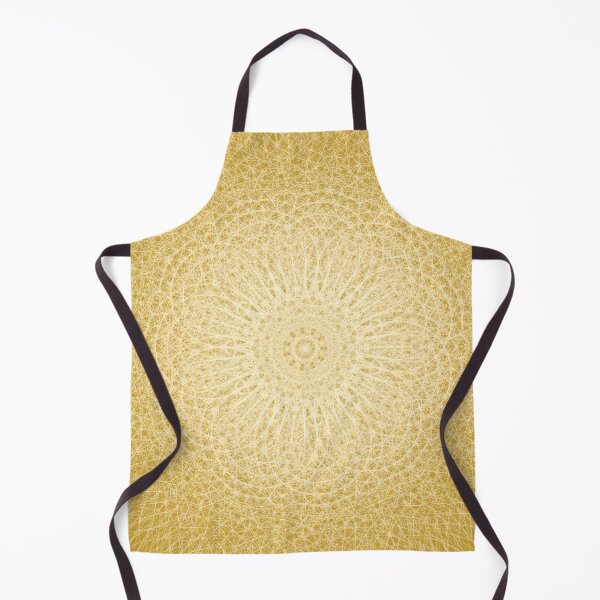 Item preview, Golden Solar Lace Mandala designed and sold by tryandplay.