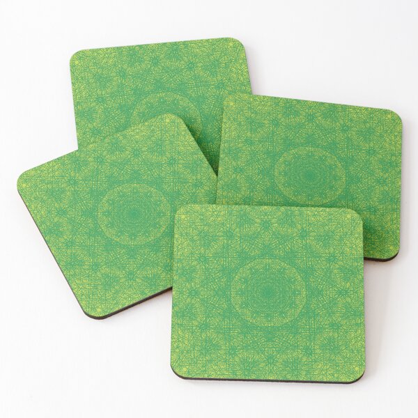 Item preview, Lime Green Geometric Mandala Web designed and sold by tryandplay.