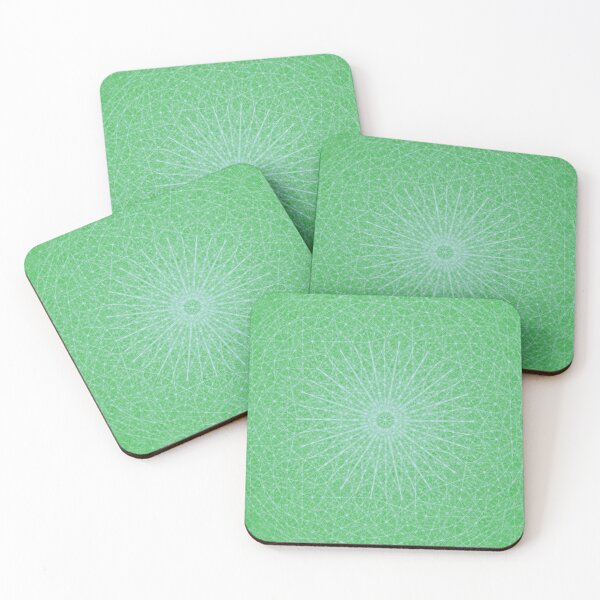 Item preview, Mint Green Radiant Mandala Burst designed and sold by tryandplay.