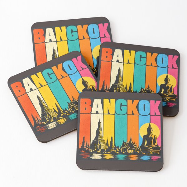 Item preview, Bangkok Thailand Vintage Retro designed and sold by PlengPoomofArts.