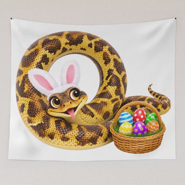 Item preview, Cheerful Giant Python Easter designed and sold by Sillytoe.