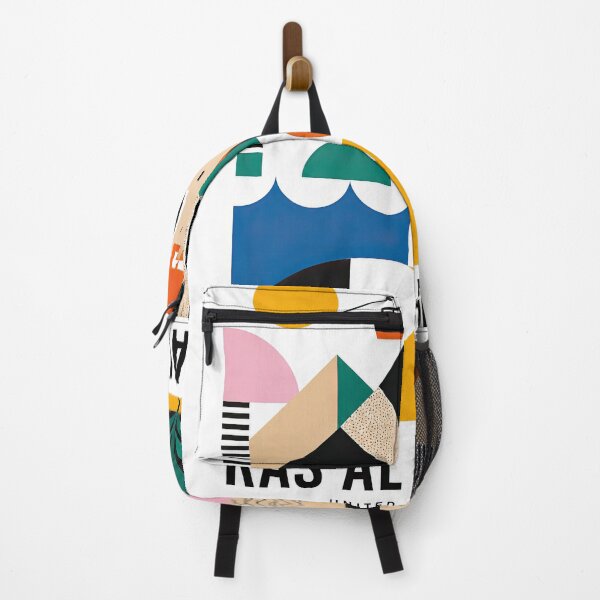 Item preview, Geometric travel poster illustrating Ras Al Khaimah, United designed and sold by ckybe.