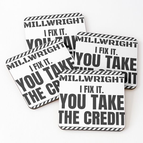 Item preview, Funny Millwright - I Fix It You Take The Credit designed and sold by BigMachineprint.