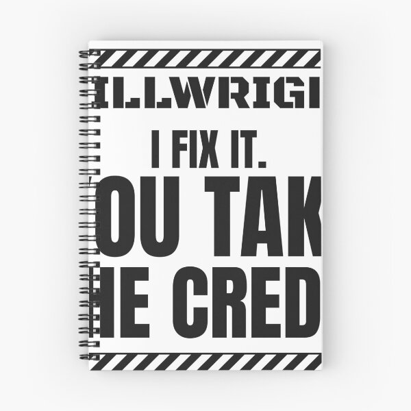 Item preview, Funny Millwright - I Fix It You Take The Credit designed and sold by BigMachineprint.