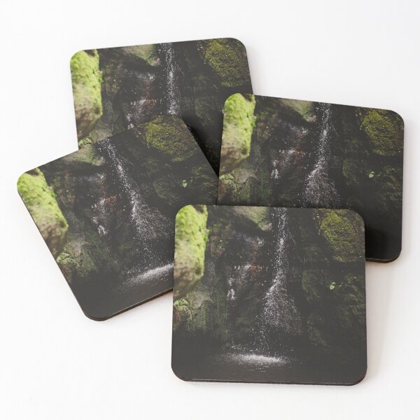 Item preview, Waterfall in the Mossy Forest designed and sold by alicjamiekina.