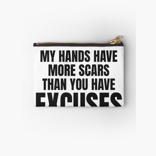 Item preview, Funny Sheet Metal Worker - My Hands Have More Scars Than You Have Excuses designed and sold by BigMachineprint.