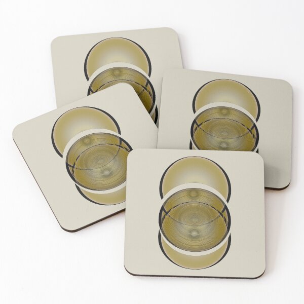 Item preview, Abstract Gold Vinyl Record Geometry Graphic Design designed and sold by NB-Artmagic.