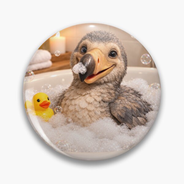 Artikelvorschau, Fröhliches Dodo-Vogel-Schaumbad entworfen und verkauft von Sillytoe.