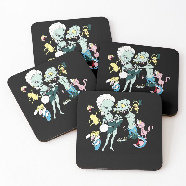 Item preview, Female Character with Censored Sign Beside Blue Male Creature designed and sold by ChantalBrian.