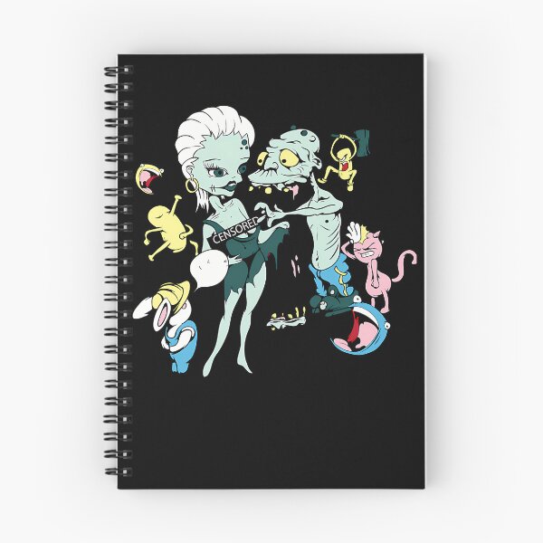Item preview, Female Character with Censored Sign Beside Blue Male Creature designed and sold by ChantalBrian.