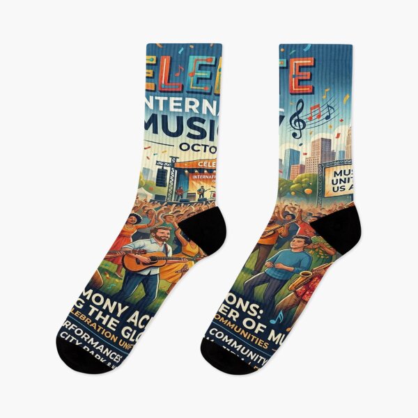 Item preview, A Poster celebrating international Music Day designed and sold by Solomon-Ent-144.