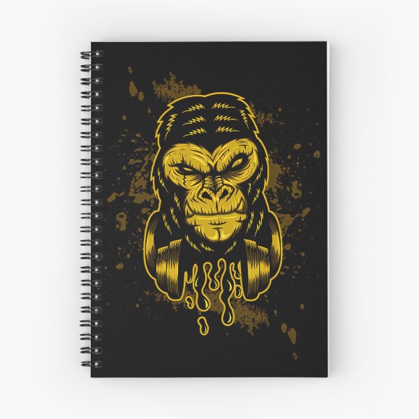 Item preview, Golden Gorilla Head with Dripping Paint Details designed and sold by ChantalBrian.