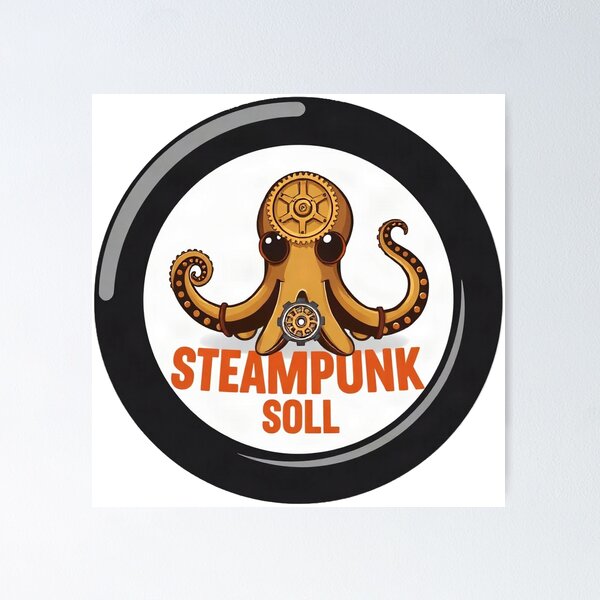 Item preview, Steampunk Mechanical Octopus Gear Art designed and sold by Arc2020.