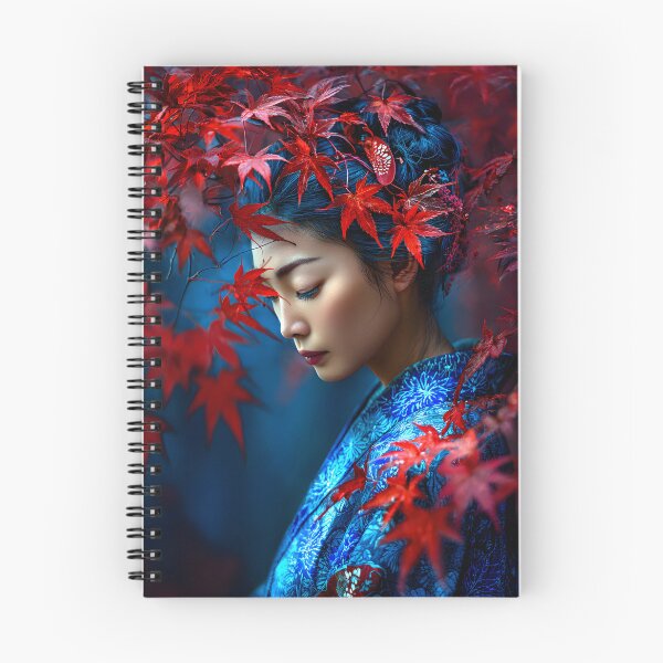 Item preview, Serene Beauty Amidst Vibrant Autumn Leaves designed and sold by Artessie.