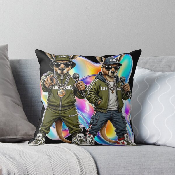 Item preview, Cyberpunk Rude Boy Kangaroo Duo Hip Hop Streetwear designed and sold by LazyDayzCo.