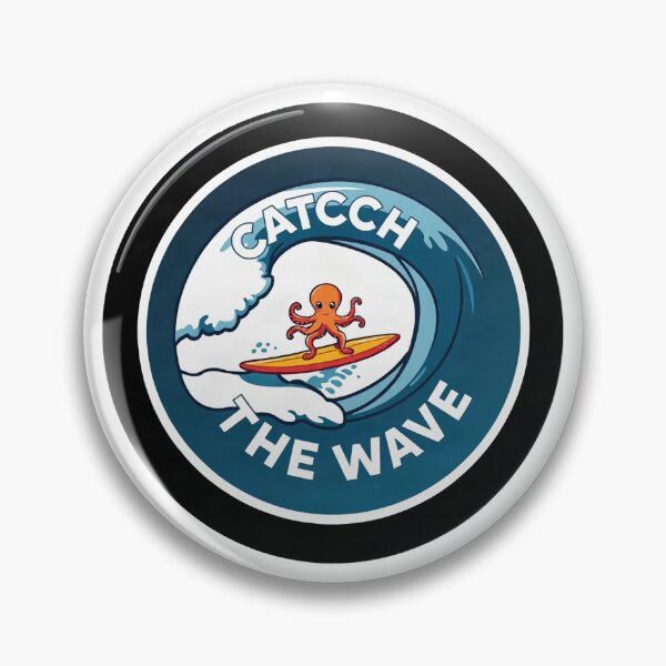 Item preview, Surfer Octopus Riding Big Wave designed and sold by Arc2020.