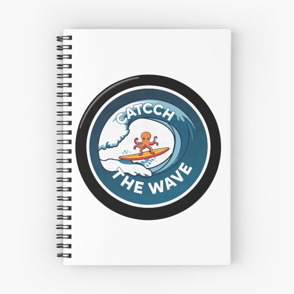 Item preview, Surfer Octopus Riding Big Wave designed and sold by Arc2020.