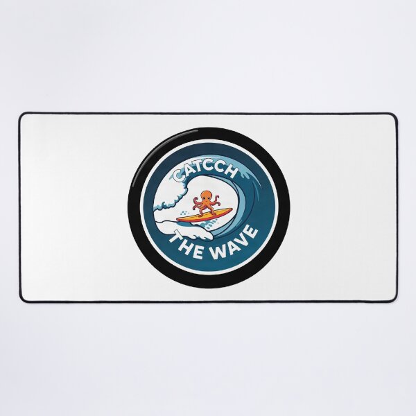 Item preview, Surfer Octopus Riding Big Wave designed and sold by Arc2020.
