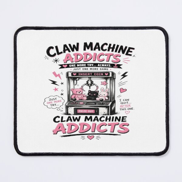 Item preview, Claw Machine Addicts Just One More Game Arcade Crane Machine T-Shirt designed and sold by Sushikidsntoddlers.