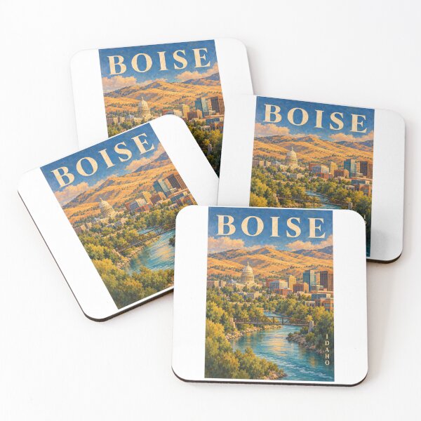 Aperçu de l'œuvre Boise - Idaho créée et vendue par GoodOldVintage.