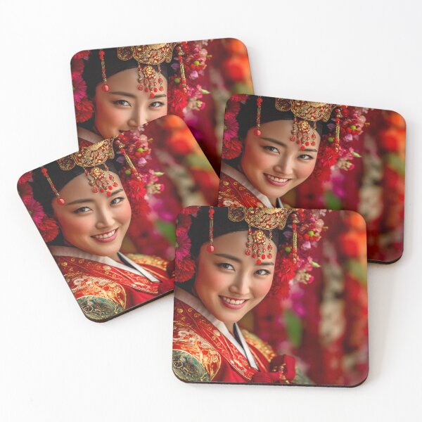 Item preview, Elegant Traditional Costume with Floral Background designed and sold by Artessie.