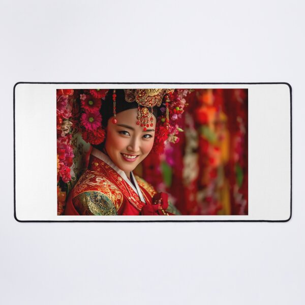 Item preview, Elegant Traditional Costume with Floral Background designed and sold by Artessie.