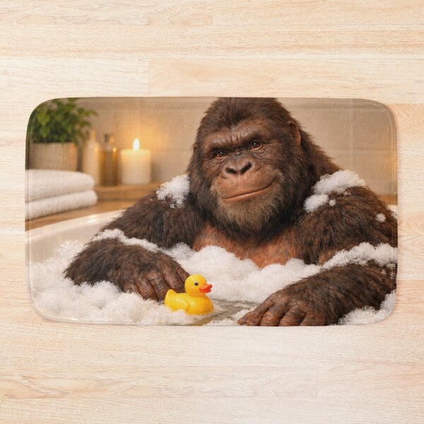 Item preview, Cozy Gigantopithecus Bubble Bath designed and sold by Sillytoe.