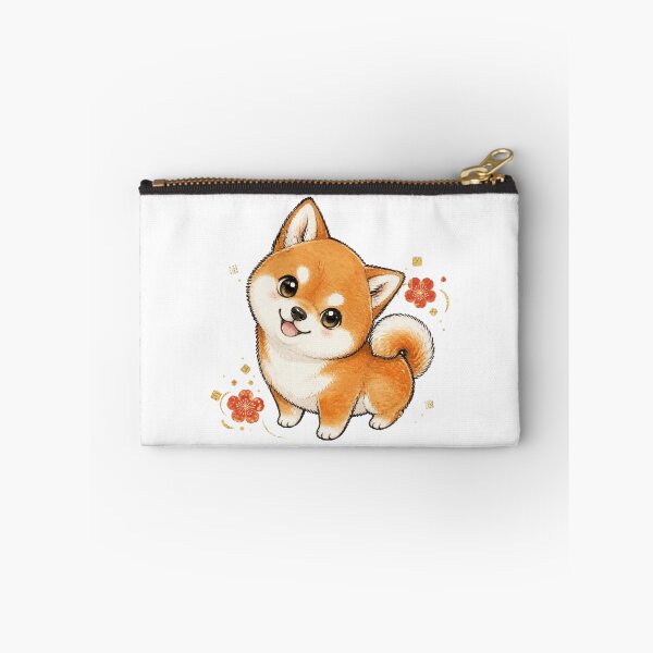 Item preview, Curious Head Tilt Red Shiba Inu designed and sold by Kawaii Matcha Studio.