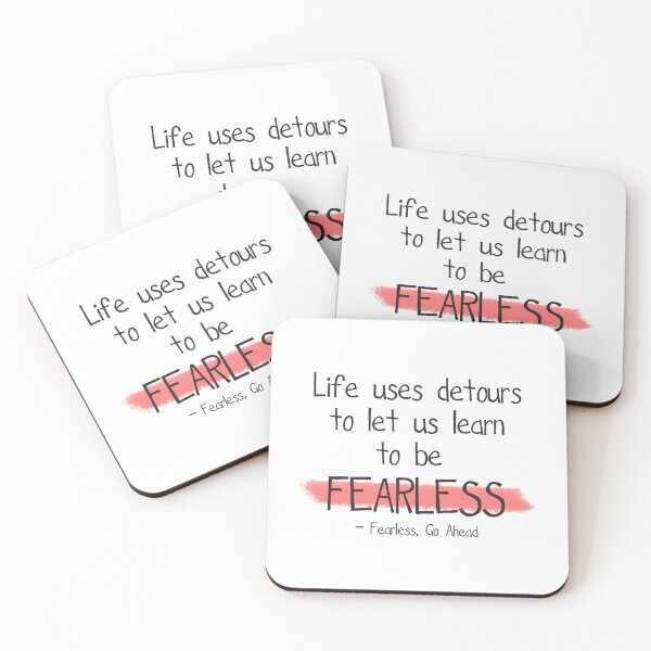 Item preview, Fearless - Go Ahead Cdrama Ost Lyrics designed and sold by maddily-nharry.