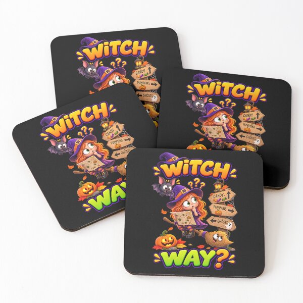 Item preview, Witch Way Funny Halloween Witch designed and sold by Yomere.