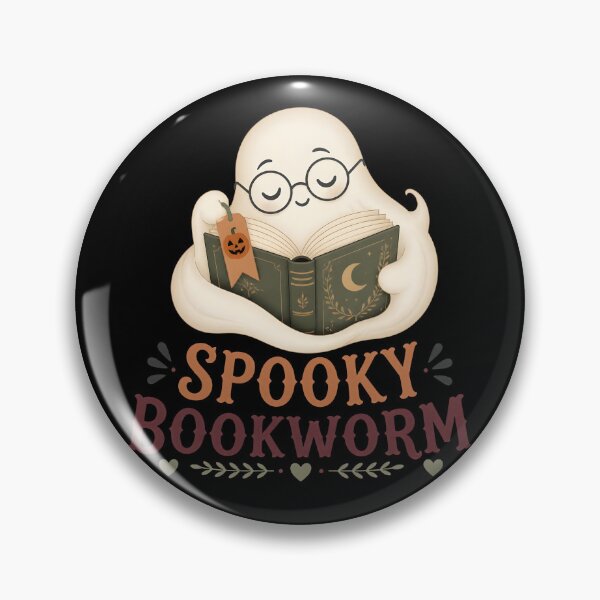 Item preview, Spooky Bookworm Cute Ghost Reading Library designed and sold by RoyesButler.