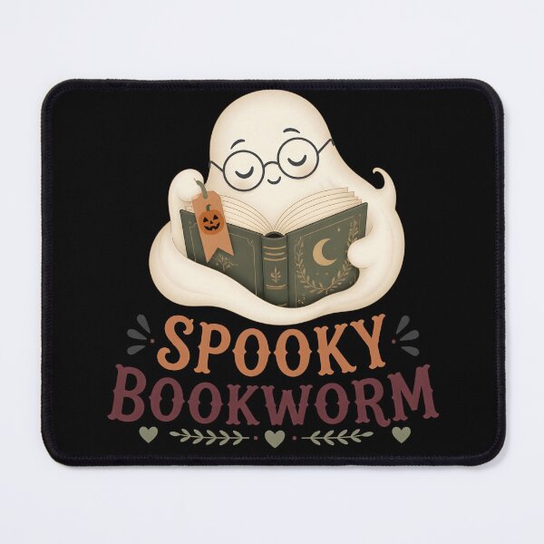 Item preview, Spooky Bookworm Cute Ghost Reading Library designed and sold by RoyesButler.