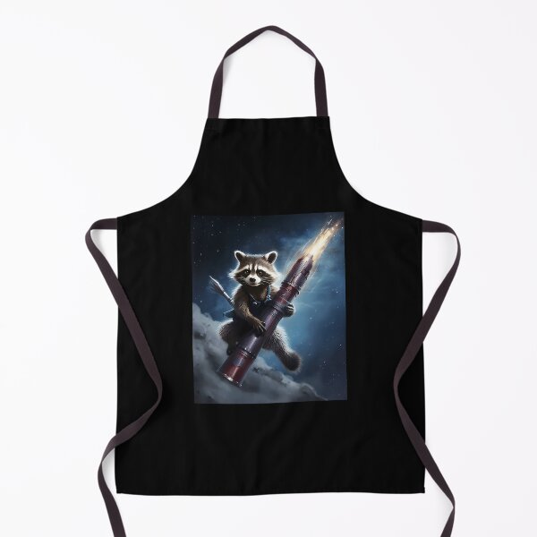 Item preview, Mapache vuela con gran cohete designed and sold by tallulah-noonan.