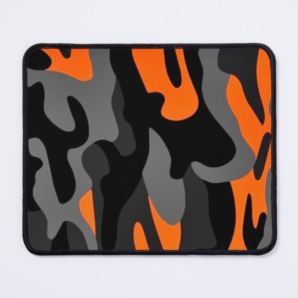 Item preview, Orange and Black Camouflage Pattern — Modern Urban Camo Vector designed and sold by LYAN-STORE.