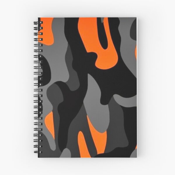 Item preview, Orange and Black Camouflage Pattern — Modern Urban Camo Vector designed and sold by LYAN-STORE.